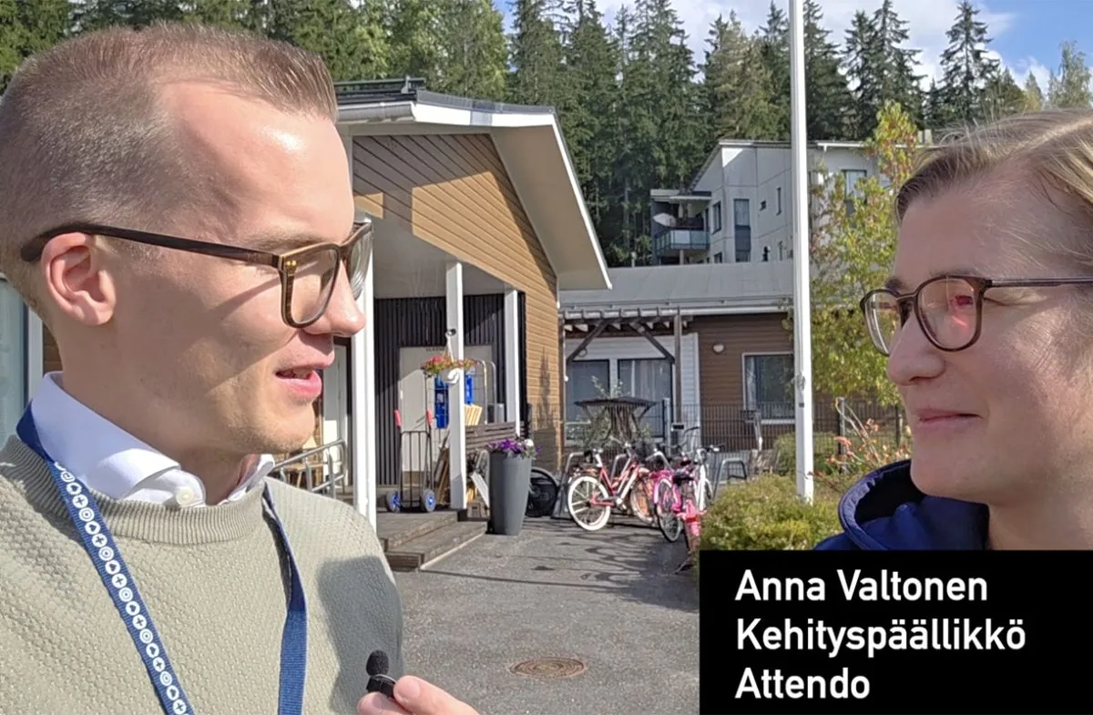 Attendo's Development Manager Anna Valtonen